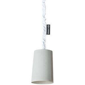 IN-ES.ARTDESIGN lampe a suspension PAINT CEMENTO (Interieur argent - Peinture effet beton et nebulite)