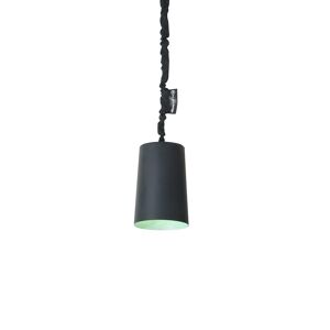 IN-ES.ARTDESIGN lampe a suspension PAINT LAVAGNA (Interieur turquoise - Resine effet tableau blanc et nebulite)