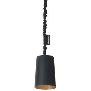 IN-ES.ARTDESIGN lampe a suspension PAINT LAVAGNA (Interieur bronze - Resine effet tableau blanc et nebulite)