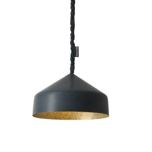 IN-ES.ARTDESIGN lampe a suspension CYRCUS LAVAGNA (Interieur or - Resine effet tableau blanc et nebulite)