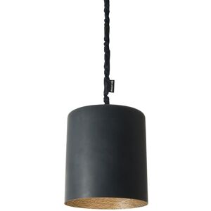 IN-ES.ARTDESIGN lampe a suspension BIN LAVAGNA (Interieur bronze - Resine effet tableau blanc et nebulite)