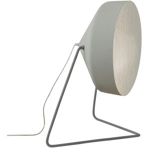 IN-ES.ARTDESIGN lampadaire CYRCUS F CEMENTO (Base et interieur argent - Peinture effet beton, nebulite et acier)