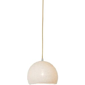 IN-ES.ARTDESIGN lampe a suspension TRAMA 1 (Cable or - Coton et resine)