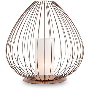 KARMAN lampadaire CELL Ø 84 x H 89 cm (Bronze poli - Fer et linge)