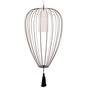 KARMAN lampe a suspension CELL Ø 55 x H 88 cm (Bronze poli - Fer et linge)