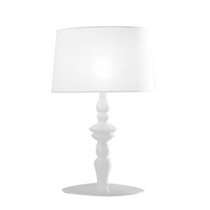 KARMAN lampe de table ALÌ E BABÀ (H 68 cm - Ceramique et lin)
