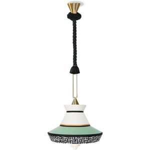 CONTARDI lampe a suspension CALYPSO GUADALOUPE (Mint - laiton brosse et Verre)