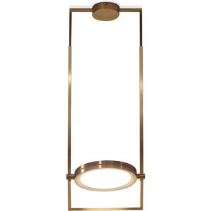 CONTARDI lampe a suspension DORIAN SMALL (Bronze brosse clair - Plexiglas et miroir fume)