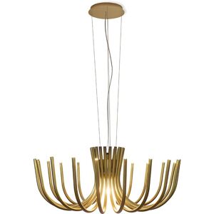 CONTARDI lampe a suspension STARDUST SMALL (Bronze brosse clair - Metal et verre satine)