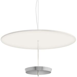 MODOLUCE lampe a suspension OMBRELLA Ø 80 cm (Blanc, coupe chrome - Metal)