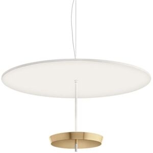 MODOLUCE lampe a suspension OMBRELLA Ø 80 cm (Blanc, coupe laiton - Metal)