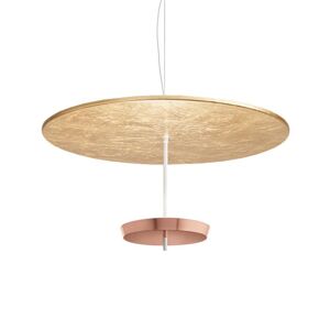 MODOLUCE lampe a suspension OMBRELLA Ø 80 cm DIMMER DALI (Feuille d'or, coupe cuivre - Metal)