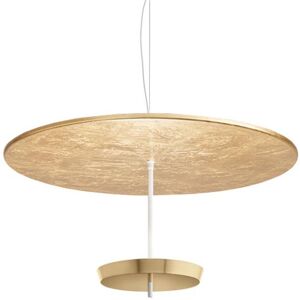 MODOLUCE lampe a suspension OMBRELLA Ø 80 cm DIMMER TRIAC (Feuille d'or, coupe laiton - Metal)