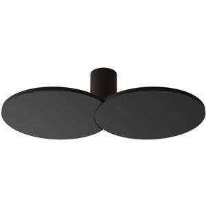 ROTALIANA lampe murale applique ou lampe au plafond plafonnier COLLIDE H1 (Noir, 2700K - Aluminium)