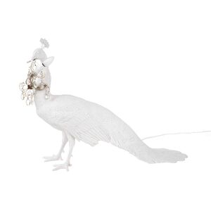 SELETTI lampadaire PEACOCK (Blanc - Resine)