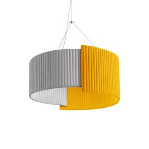 MODOLUCE lampe a suspension ALCO Ø 90 cm (Soft Textile - Tissu et PMMA opale)