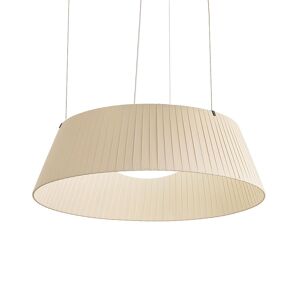 MODOLUCE lampe a suspension REVERSE BASIC A Ø 80 cm (Plisse ribbon - Tissu et PMMA opale)