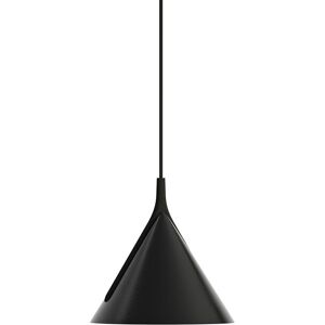 AXO LIGHT lampe a suspension JEWEL MONO BEAM 12° (3000K, noir / noir - Aluminium et nylon recycle)