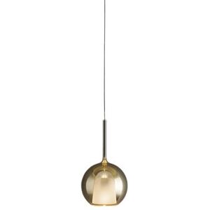 PENTA LIGHT lampe a suspension GLO (Petite Ø 13 cm / Or miroir - verre et metal)