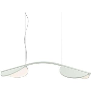 FLOS lampe a suspension ALMENDRA S2 ARCH LONG [DERNIÈRE PIÈCE] (Off-white - Aluminium)