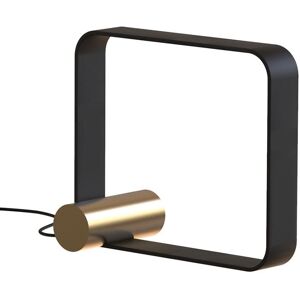 TOOY lampe de table NASTRO 563.32 (Nero / Ottone spazzolato - Aluminium et metal)