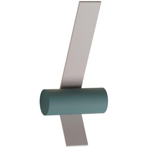 TOOY lampe murale applique NASTRO 563.41 (Coquille d'oeuf / Gris-vert - Aluminium et metal)