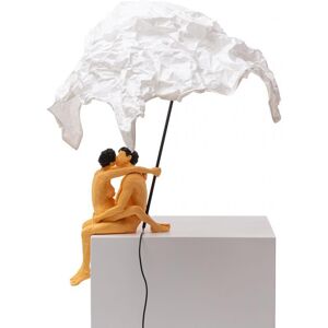 SELETTI lampe de table LOVE IS A VERB (Max & Roberta - Resine, metal et papier)