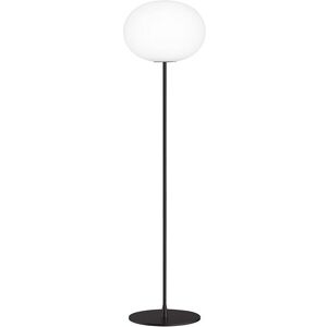 FLOS lampadaire GLO-BALL (H 185 cm, base noir opaque - verre et metal)