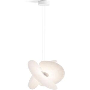 LUCEPLAN lampe a suspension LEVANTE (Ø 62 cm, phase cut dimmable - Aluminium et PET)