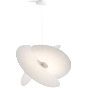 LUCEPLAN lampe a suspension LEVANTE (Ø 102 cm, coupure de phase dimmable - Aluminium et PET)