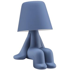 QEEBOO lampe de table SWEET BROTHERS SAM (Bleu - Polycarbonate peint doux au toucher)