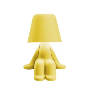 QEEBOO lampe de table SWEET BROTHERS SAM (Jaune - Polycarbonate peint doux au toucher)