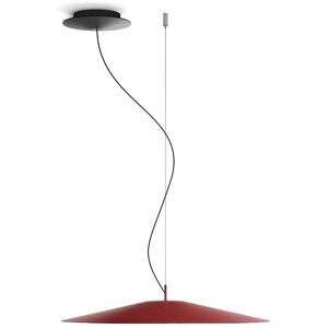 LUCEPLAN lampe a suspension KOINÈ rouge 3000K Ø 55 cm dimmer a coupure de phase