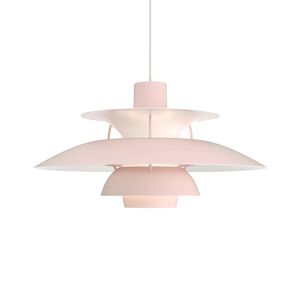 LOUIS POULSEN lampe a suspension PH 5 MONOCHROME (Rose pale - Aluminium)