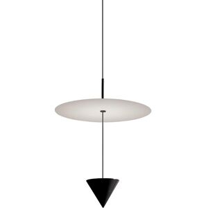 KARMAN lampe a suspension STRALUNATA (Disque reflecteur Ø 23 cm, LED 2700K - Aluminium)