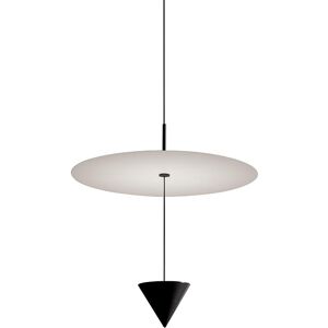 KARMAN lampe a suspension STRALUNATA (Disque reflecteur Ø 40 cm, LED 2700K - Aluminium)