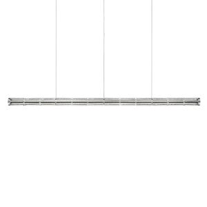 FLOS lampe a suspension LUCE ORIZZONTALE (249 cm - Glass, aluminum and steel)