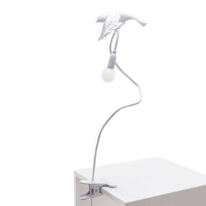 SELETTI lampe de table SPARROW avec serrer (Taking off - Resine et metal)