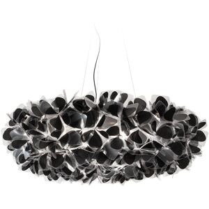 SLAMP lampe a suspension CLIZIA XL MAMA NON MAMA BLACK (Cable et rosace noirs - Cristalflex®)