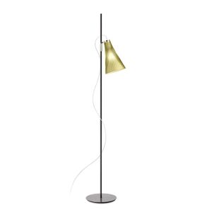 KARTELL lampadaire K-LUX (Base noire, diffuseur vert - Polycarbonate 2.0 a partir de matiere premiere renouvelable)