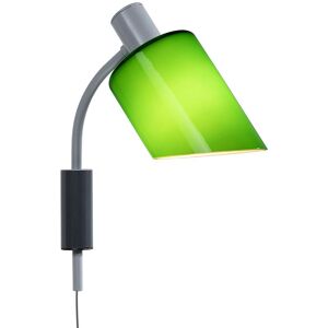 NEMO lampe murale LAMPE DE BUREAU APPLIQUE (Vert - Acier peint gris et verre)