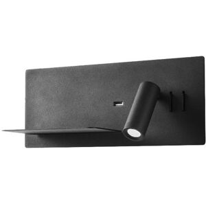 REDO GROUP lampe murale applique BROOK (Noir mat - Metal)