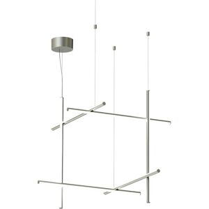 FLOS lampe a suspension COORDINATES S3 (Argent moon - Aluminium Extrude)