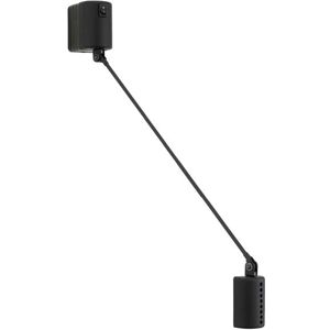 LUMINA lampe murale applique DAPHINE 35 (Noir Soft-Touch, 3000K - Metal)