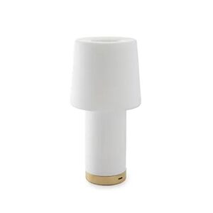 FONTANA ARTE lampe de table rechargeable CAMEO (Or - Verre grave et metal)