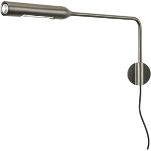 LUMINA lampe murale applique FLO WALL avec le cable de prise (Gunmetal, 3000K - Aluminium)