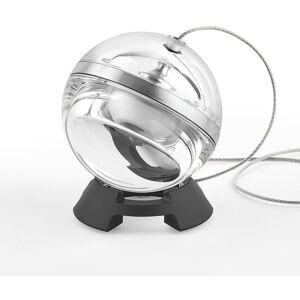 LUMINA lampe de table LIMBUS EYE (Corps en aluminium, base noire, 3000K - Cristal de Boheme et metal)