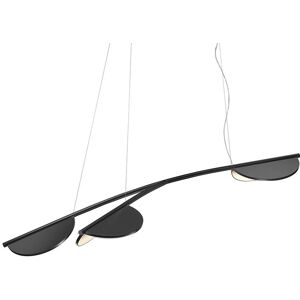 FLOS lampe a suspension ALMENDRA S3 ORGANIC Y SHORT (Anthracite - Aluminium)