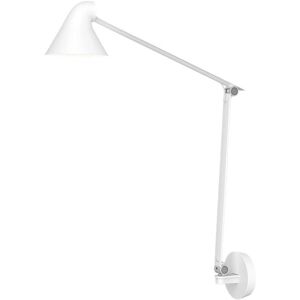 LOUIS POULSEN lampe murale applique NJP WALL BOX avec bras long (blanc 2700K - Aluminium)