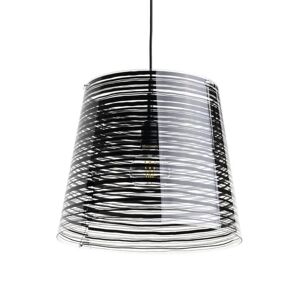EMPORIUM lampe a suspension PIXI GRAND (Noir - Polycarbonate et cristal acrylique)
